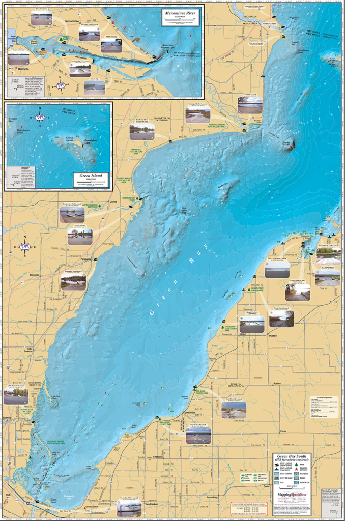 Green Bay South Fold Map