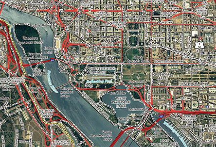 Washington, D.C. Topo Map with Aerial Photography