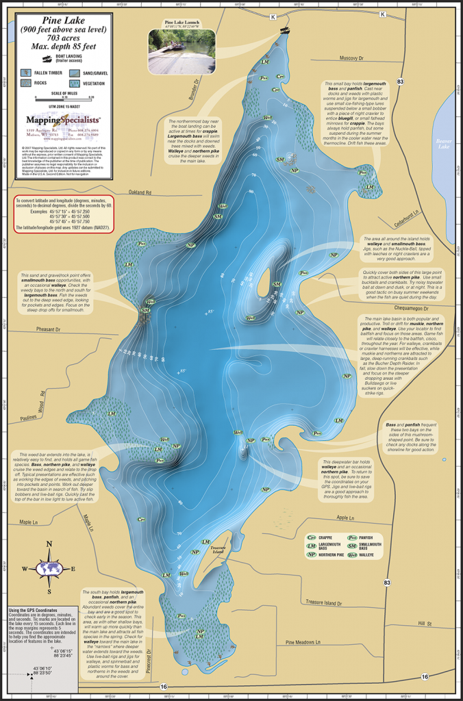 Pine Lake Fold Map