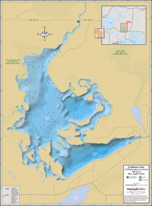 wall lake callahan map