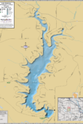 Redstone Lake Wall Map