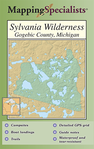 Sylvania Wilderness Fold Map