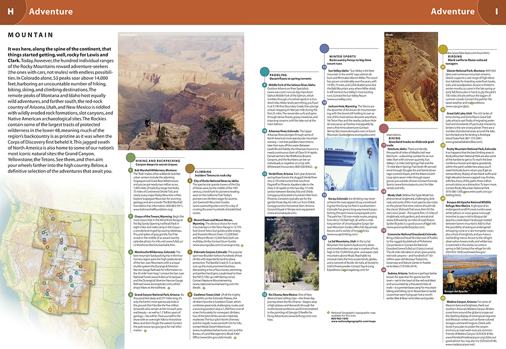 United States, Canada, Mexico National Geographic Recreation Atlas National Geographic Road Atlas 2022 Scenic Drives Edition 