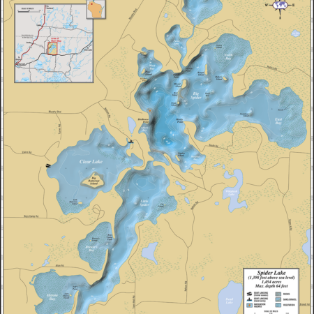 Spider Lake Fold Map