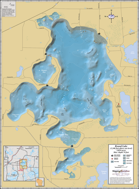 Round Lake Fold Map