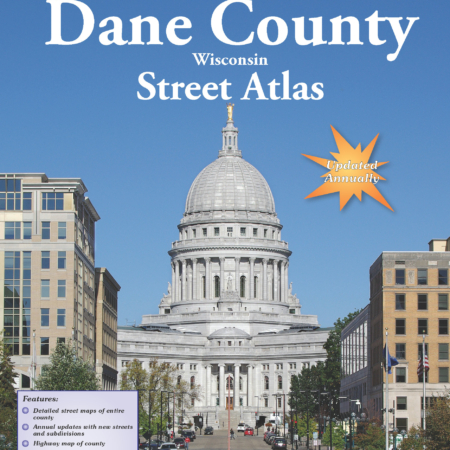 Dane County Street Atlas (2022) $19.95