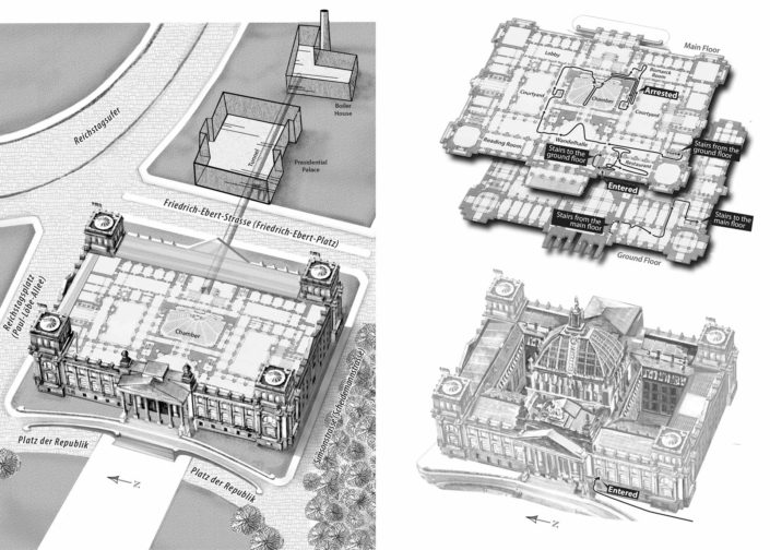 Reichstag Tunnel Illustration