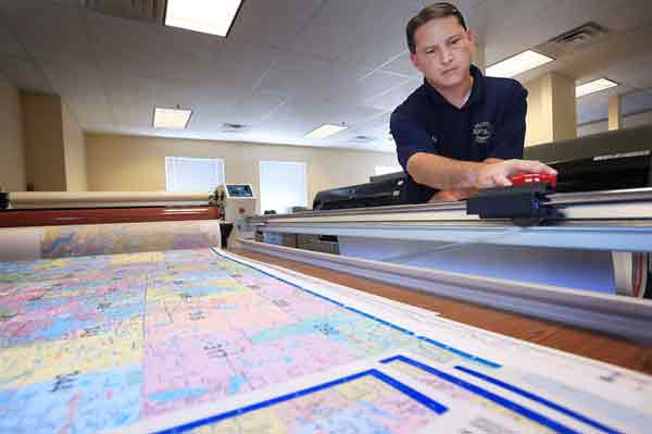 Mapping Specialists Joe Benash Printing a Larger Format Map