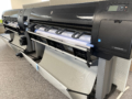 Wide format HP plotters print maps, signs, drawings, even works of art