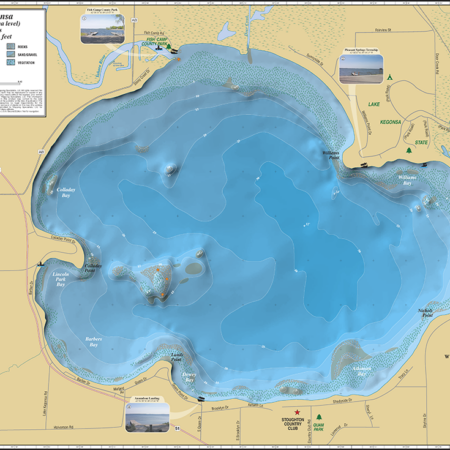 Kegonsa Fold Map