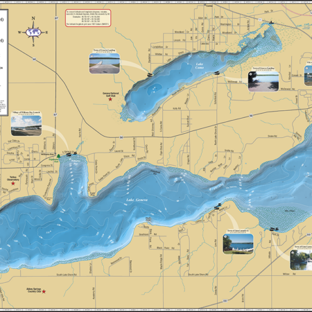 Geneva & Como Fold Map