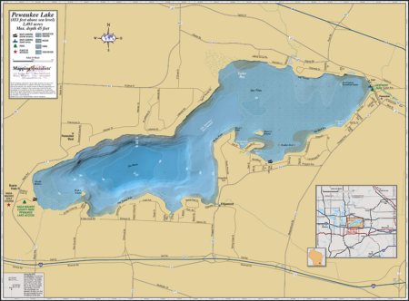 Pewaukee Lake Fold Map