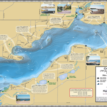 Little Green Lake Fold Map - Mapping Specialists Limited