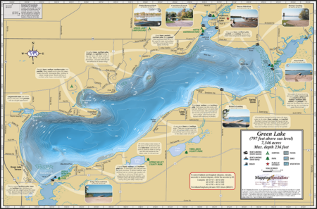 Green Lake Fold Map