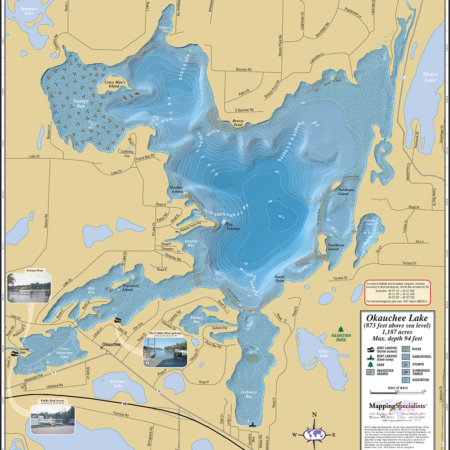 Okauchee Lake Fold Map