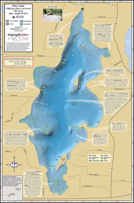 Pine Lake Fold Map