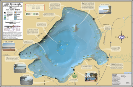Little Green Lake Fold Map