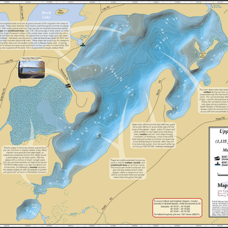 Upper Eau Claire Lake Fold Map