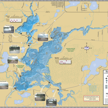 Rainbow Flowage Fold Map