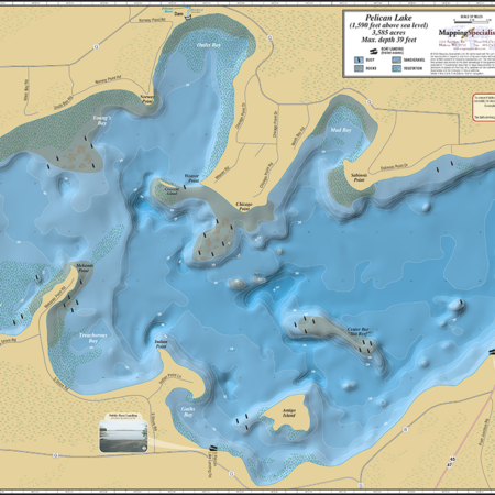 Pelican Lake Fold Map