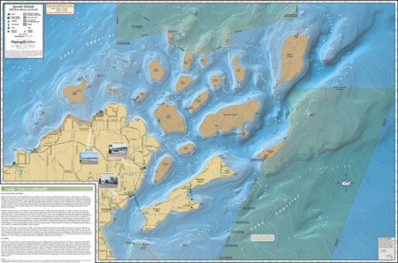 Chequamegon Bay & Apostle Islands Fold Map