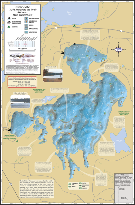 Clear Lake Fold Map