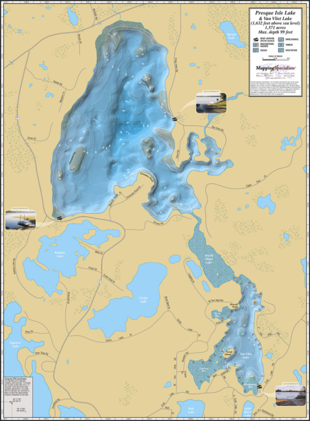 Presque Isle & Van Vliet Lake Fold Map
