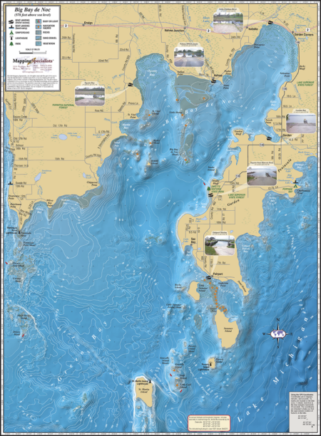 Big Bay de Noc Fold Map