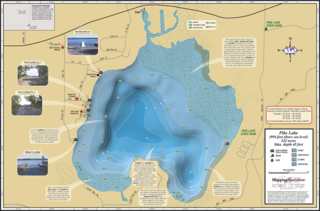 Pike Lake Fold Map