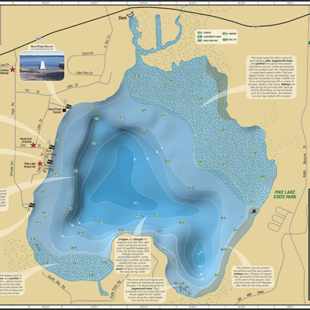 Pike Lake Fold Map