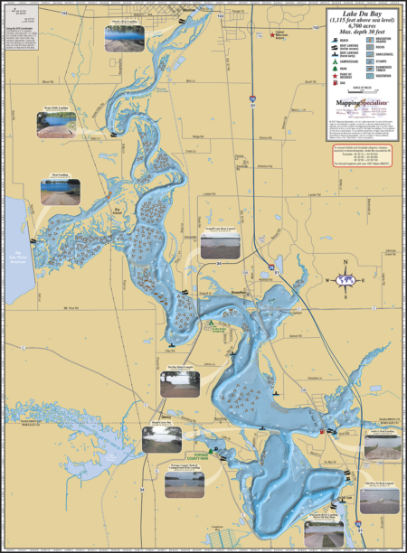 Lake Du Bay Fold Map