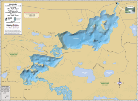 High Lake & Fishtrap Lake Fold Map