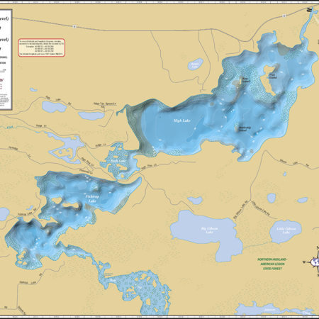 High Lake & Fishtrap Lake Fold Map