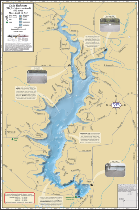 Lake Redstone Fold Map