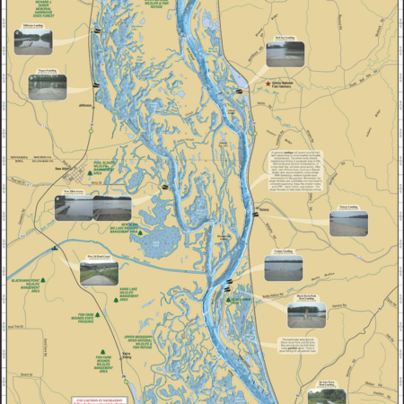 Mississippi River (Pool 9) Fold Map