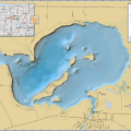 Fox Lake Wall Map