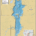 Red Cedar Lake Wall Map