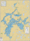 Turtle-Flambeau Flowage Wall Map