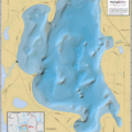 Fence Lake Wall Map
