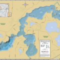 Little St. Germain Lake Wall Map