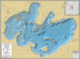 Pelican Lake Wall Map