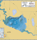 Wild Rice Lake (Manitowish Chain) Wall Map