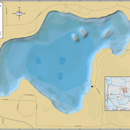 Lost Lake Wall Map