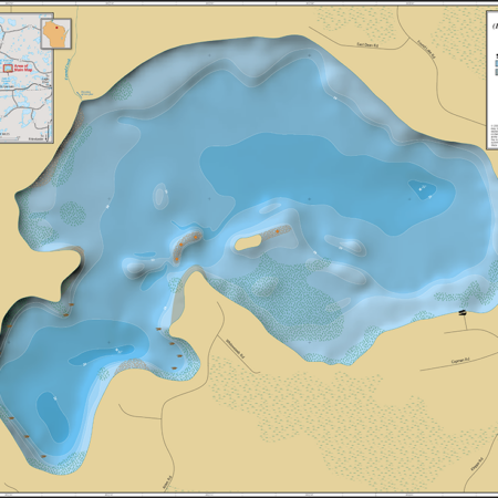 Found Lake Wall Map