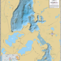 Presque Isle & Van Vliet Lake Wall Map