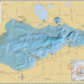 Shawano Lake Wall Map