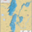 Pike and Round Lakes Wall Map