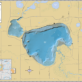 Yellow Lake Wall Map