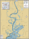 Wisconsin River below Nekoosa Dam Wall Map