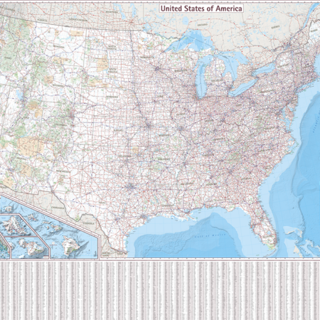 United States Wall Map